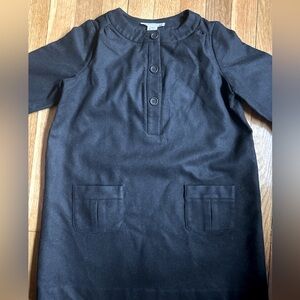 Black Button-Front Dress